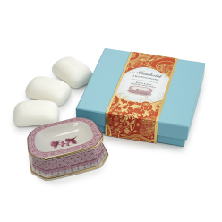 PINK LACE HEIRSAVONARE GIFT SOAP SET