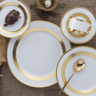WILLIAM GOLD 5 PIECE PLACE SETTING