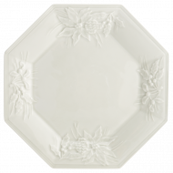 PINECONE OCTAGONAL LUNCHEON PLATE