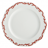 BARRIERA CORALLINA RED DINNER PLATE
