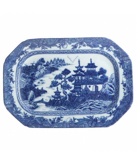 Blue Canton Cookie Plate