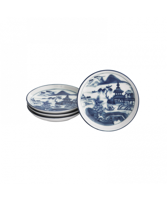 Blue Canton Coasters Set of 4