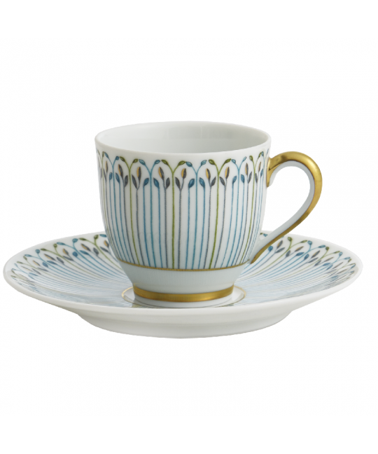 Jardin De Louise Demitasse Cup and Saucer