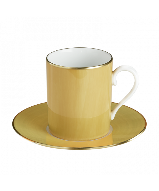 Lexington Yellow Tall Cup & Saucer - Thumbnail 2