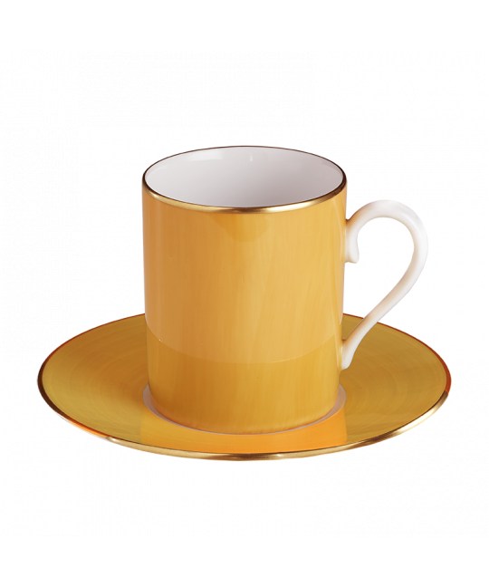 Lexington Yellow Tall Cup & Saucer