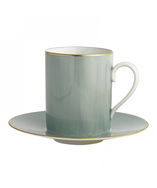 LEXINGTON CELADON TALL CUP & SAUCER