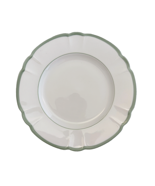 Colette Color Edge Celadon Dessert Plate