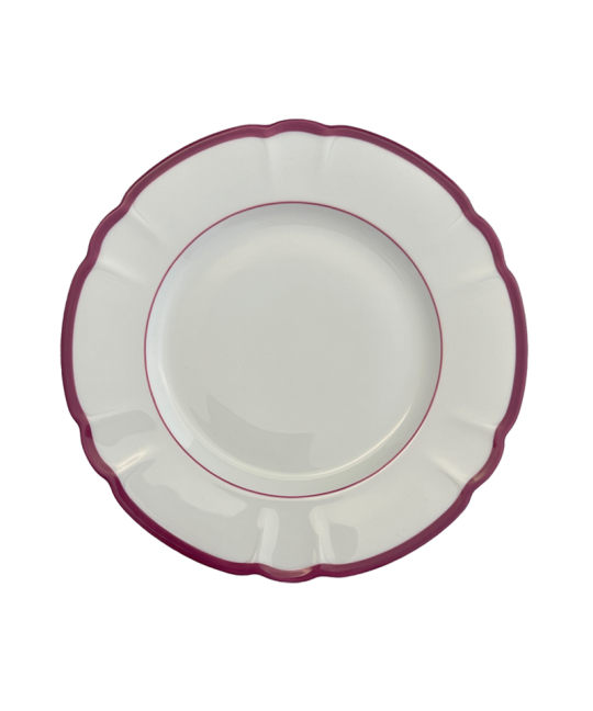 Colette Color Edge Pomegranate Dessert Plate