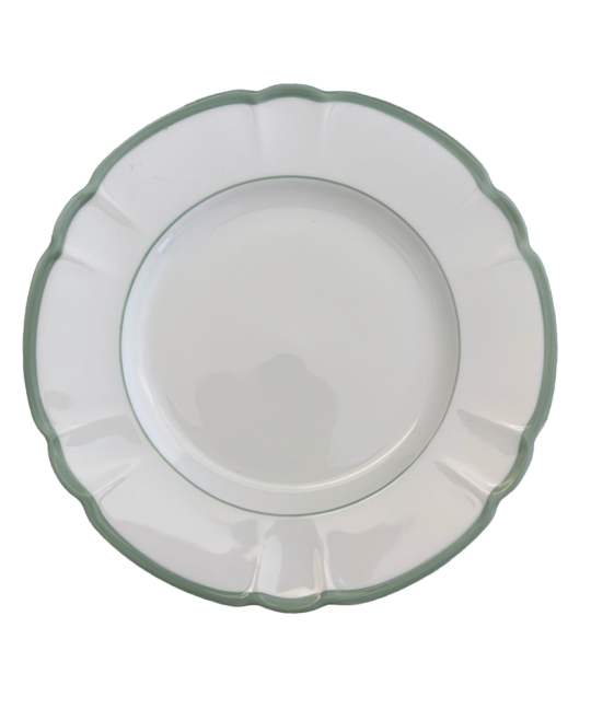 Colette Color Edge Celadon Dinner Plate