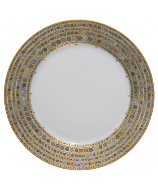Syracuse Taupe Dinner Plate
