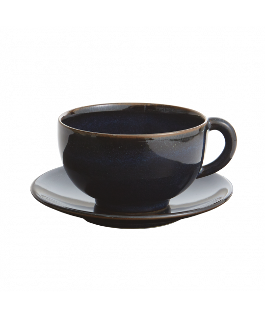 Tourron Indigo Jumbo Cup & Saucer