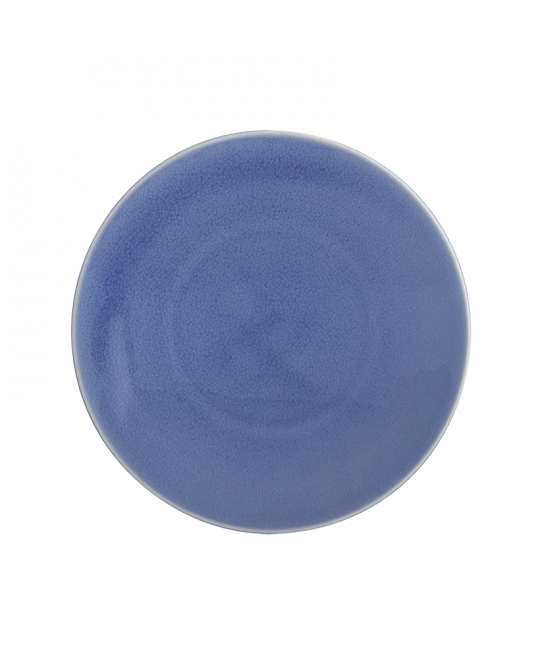 Tourron Blue Chardon Dessert Plate