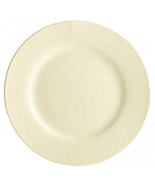 EMPREINTE BLANC DINNER PLATE GOMME