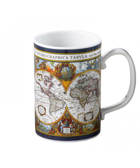 WORLD MAP HONDIUS MUG