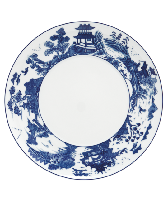 Blue Canton Contempo Service Plate - Thumbnail 2