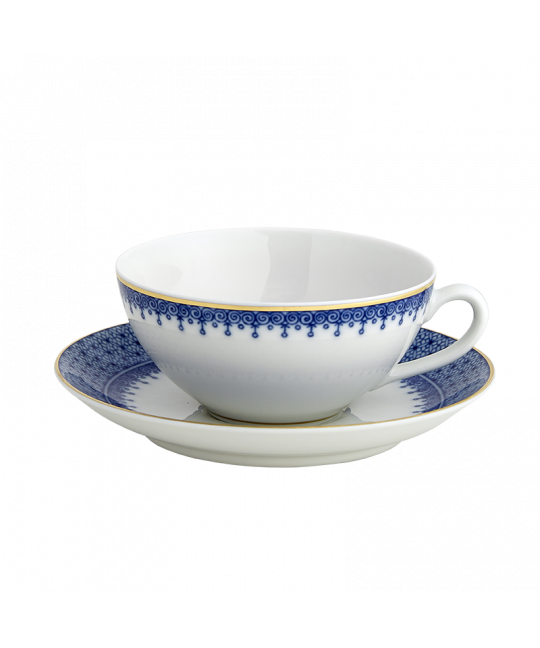 Blue Lace Coup Cup & Saucer, Single