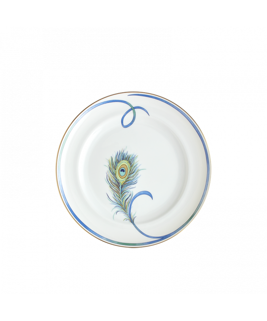 Peacock Bread & Butter Plate