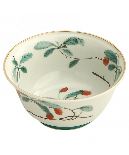 FAMILLE VERTE OPEN SUGAR/DESSERT BOWL