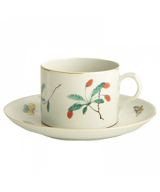 FAMILLE VERTE LARGE CUP & SAUCER