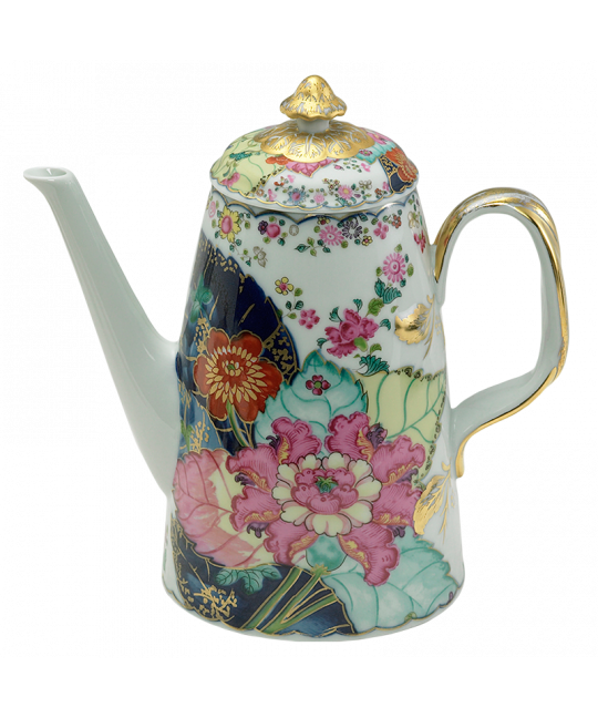 Tobacco Leaf Coffee Pot