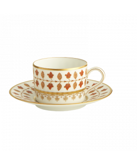 Rust Tea Cups MATIGNON RUST TEA CUP & SAUCER