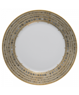 SYRACUSE TAUPE DINNER PLATE