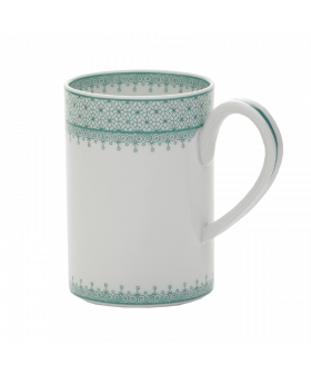 GREEN LACE MUG