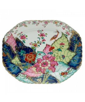 TOBACCO LEAF MEDIUM PLATTER 13''