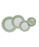 APPLE GREEN LACE 5PC PLACE SETTING