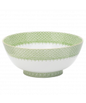 APPLE GREEN LACE ROUND BOWL