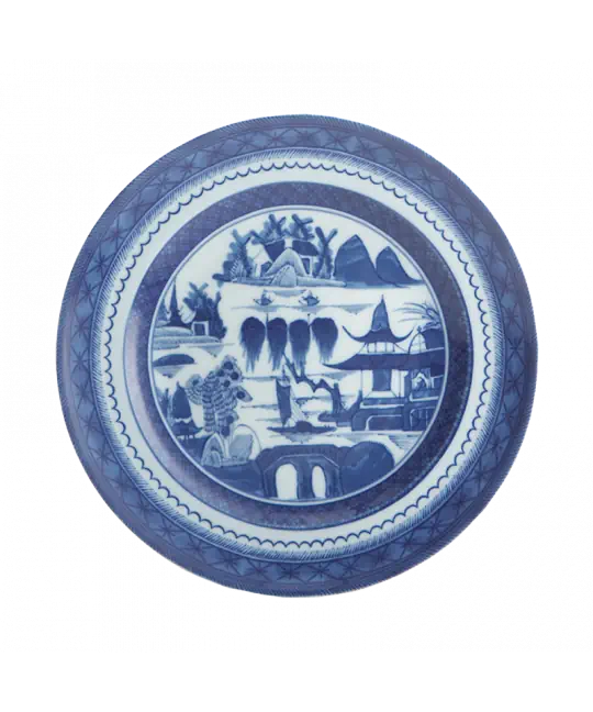 Blue dessert plates hot sale