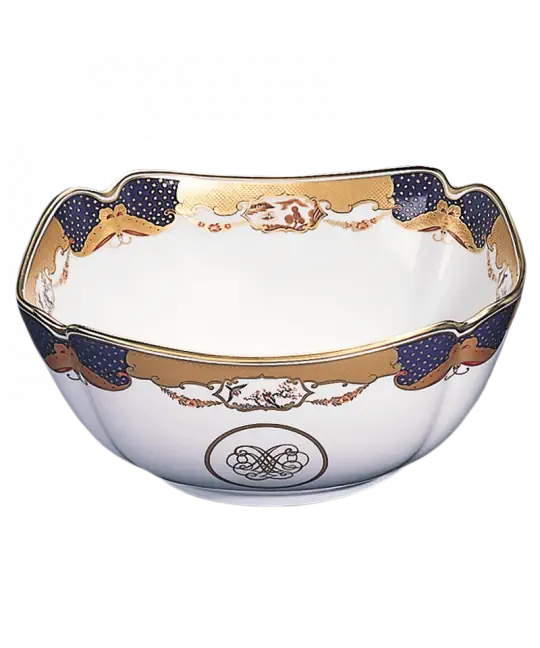 GOLDEN BUTTERFLY SQUARE BOWL