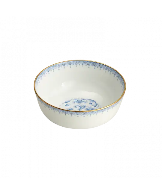 CORNFLOWER LACE DESSERT BOWL FINE CHINA