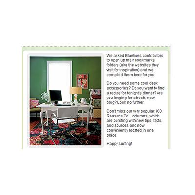 Martha Stewart Online: Bluelines Source Book