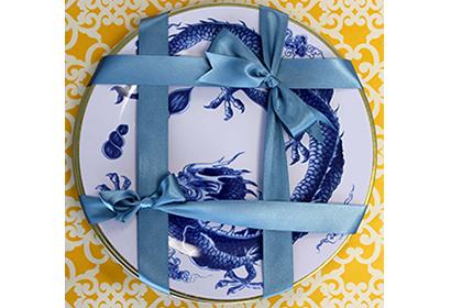 Back to School: Blue Dragon Tin Plates