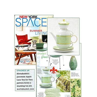 New York Spaces: Summer 2012 - Apple Lace Tea for Two