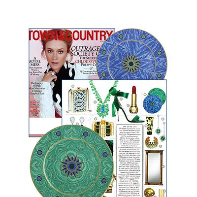 Town and Country: Tony Duquette Stone Service Plates