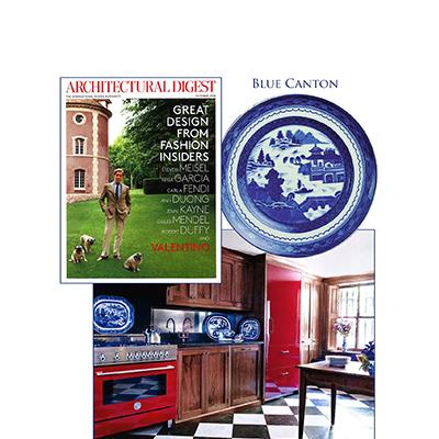 Architectural Digest: October 2012 - Blue Canton