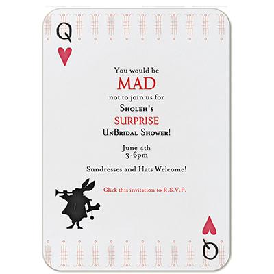 an Unbridal Shower Invite!
