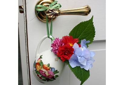 Classic Creamers Turned Cute Door Vases