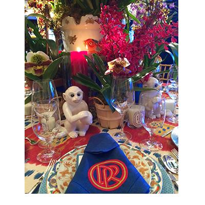 Danielle Rollins' Table for Veranda Magazine - NY Orchid Show