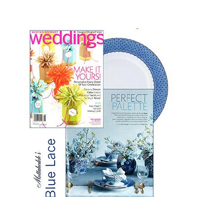 Martha Stewart Weddings: Summer 2012 - Blue Lace