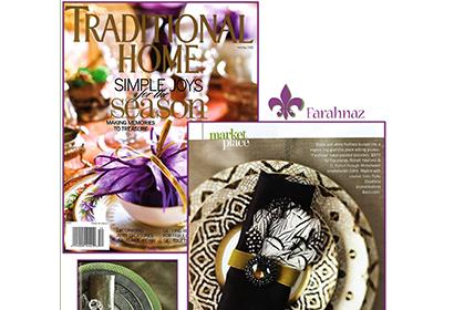 Traditional Home: Holiday 2010 - Farahnaz and Lace!